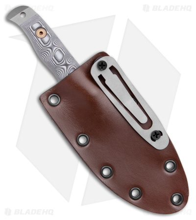 Dawson Knives Handyman Fixed Blade Knife White/Black (3.25" Specter MagnaCut) 