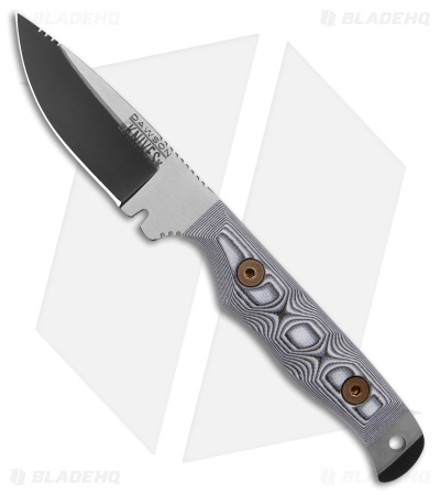 Dawson Knives Handyman Fixed Blade Knife White/Black (3.25" Specter MagnaCut) 