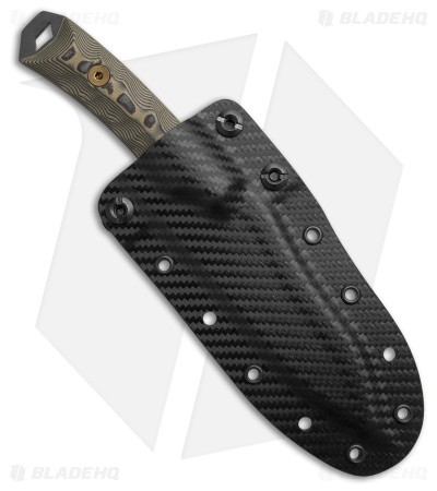 Dawson Knives Harvester Fixed Blade Knife Ultrex Camo G-10 (3" Black Apoc)