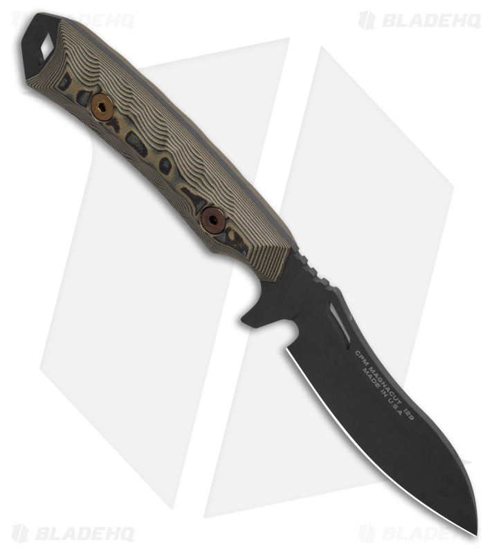 Dawson Knives Harvester Fixed Blade Knife Ultrex Camo G-10 (3" Black Apoc)