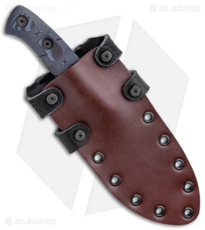 Dawson Knives Huntsman Fixed Blade Knife Black/Pewter G-10 (4.1" Specter)
