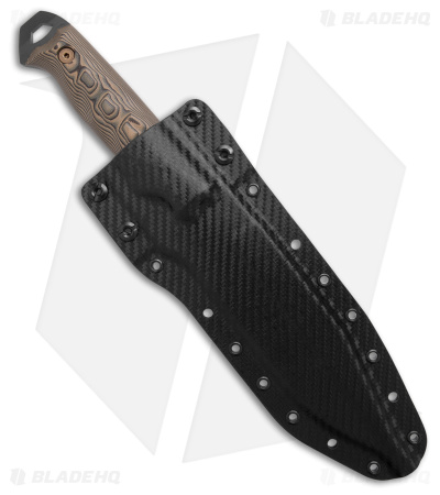 Dawson Knives Marauder Fixed Blade Knife Ultrex Camo G-10 (6.125" Black)