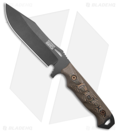 Dawson Knives Marauder Fixed Blade Knife Ultrex Camo G-10 (6.125" Black)