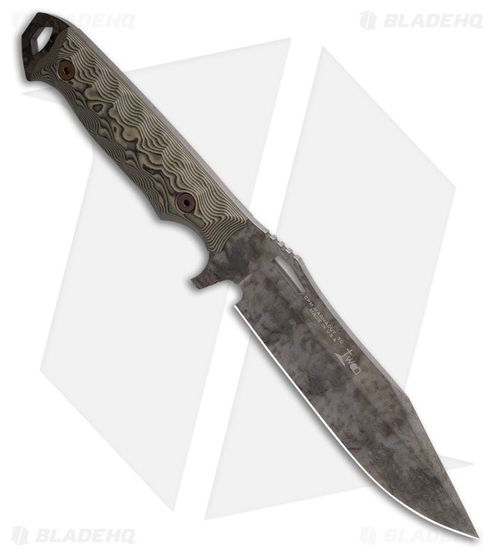Dawson Knives Marauder Gen 2 Fixed Blade Knife Ultrex Camo G-10 (6.1" Monsoon)