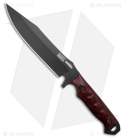Dawson Knives Marauder XL Red/Black G-10 Black - Blade HQ