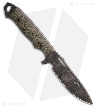Dawson Knives Nomad Gen 2 Fixed Blade Knife Ultrex Camo G-10 (4.25" Monsoon)