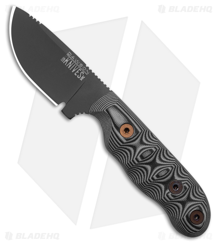 Dawson Razorback MagnaCut Knife Black/White (Black) Blade HQ