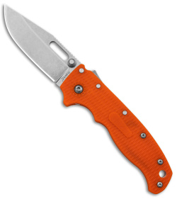 Demko AD20.5 Shark-Lock Knife Orange Grivory (3.2" Stonewash)