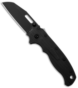 Demko AD20.5 Shark-Lock Knife Black Grivory  (3.2" Black)