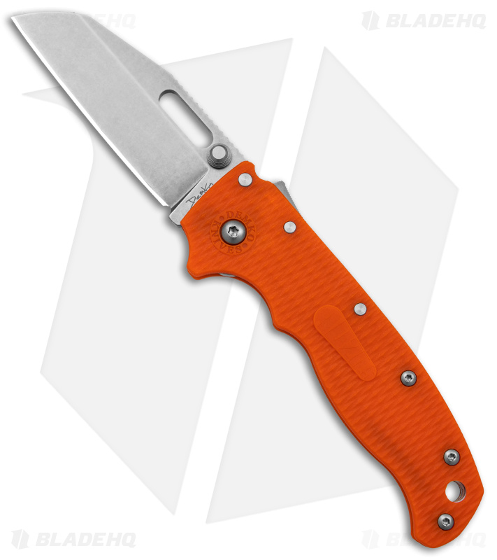 Demko AD20.5 Shark-Lock Knife Wharncliffe Orange Grivory
