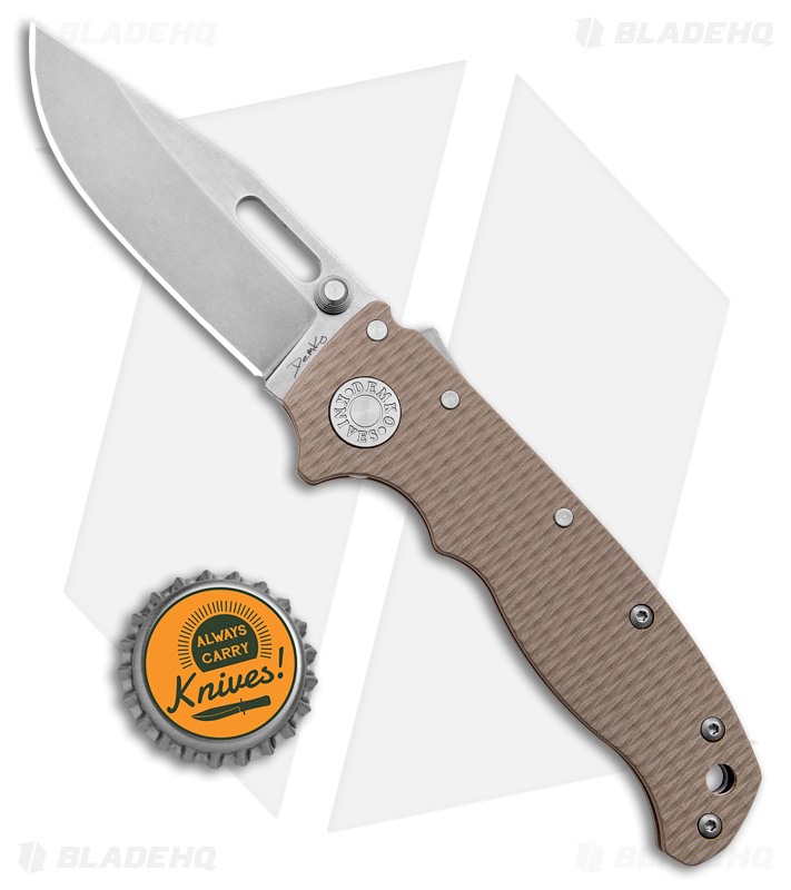 Demko AD20.5 Clip Point Knife S35VN + Coyote Tan G-10 (3.2