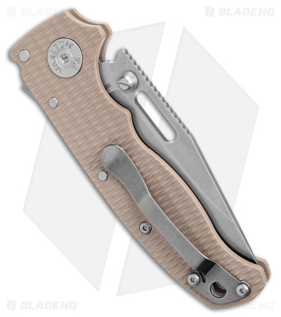 Demko AD20.5 Clip Point Knife S35VN + Coyote Tan G-10 (3.2" Stonewash)