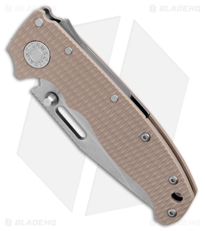 Demko AD20.5 Clip Point Knife S35VN + Coyote Tan G-10 (3.2" Stonewash)