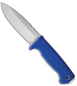 Demko Knives Freereign Fixed Blade Knife Rubber Blue (5&quot; Satin) | 189126