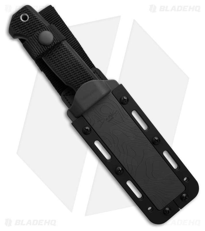 Demko Freereign Tanto Fixed Blade Knife Black - Blade HQ
