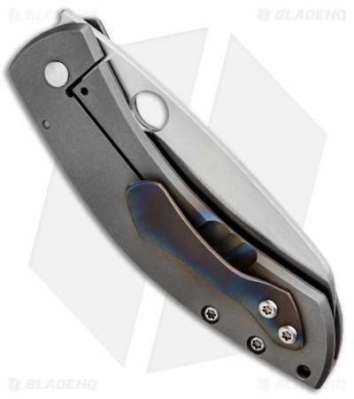 Deviant Blades Whale Frame Lock Knife Zirc/Thunderstrike Kevlar (3.7" Satin)