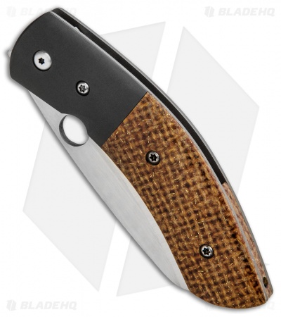 Deviant Blades Whale Frame Lock Knife Zirc/Thunderstrike Kevlar (3.7" Satin)