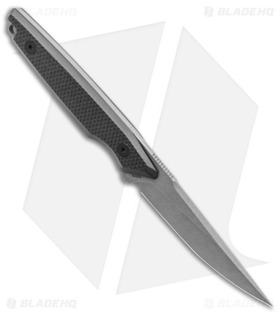 Dirty Bird Knives Aguila Fixed Blade Knife Black G-10 (3.37" Stonewash)