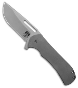 Doc Shiffer Field Grade Recon Knife Natural Titanium (3" Stonewash)