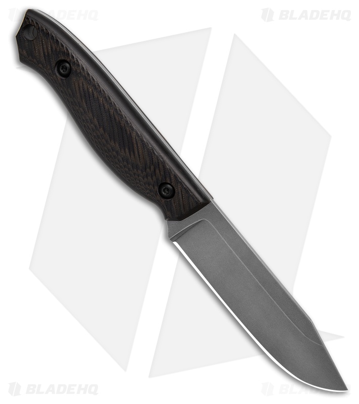 Dogwood Custom Knives Echo-3 Smoke Micarta Horn Texture (4.25" SW)
