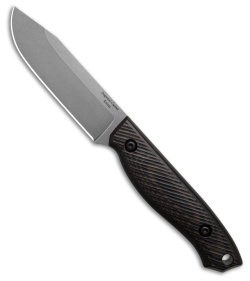 Dogwood Custom Knives Echo-3 Smoke Micarta Horn Texture (4.25" SW)