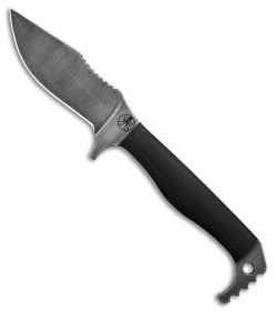 Drifter Blades Pathfinder Fixed Blade Knife Black G-10 (4.75" Battleworn)