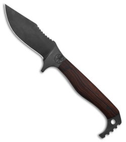 Drifter Blades Pathfinder Fixed Blade Knife Ironwood (4.75" Black)