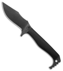 Drifter Blades Pathfinder Fixed Blade Knife  Black G-10 (4.75" Black)