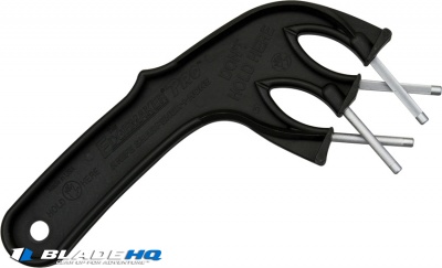 Pro Black Pull-Through Knife Sharpener