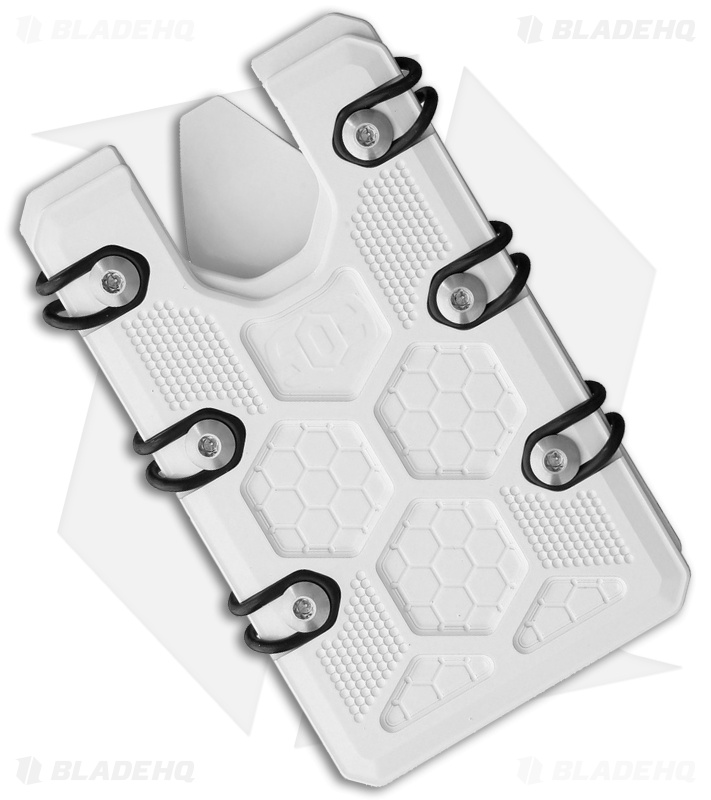 EOS 2.5 Titanium Tension Wallet with White Finish