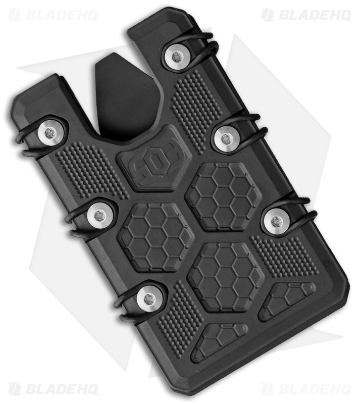 EOS 2.5 Titanium Tension Wallet with a Cerakote Black Finish