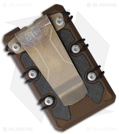 EOS Aluminum 3.0 Lite Wallet Bronze with Carbon Fiber Inlays