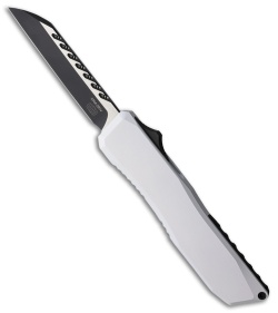 EOS Harpoon Wharncliffe OTF Knife Stormtrooper White (3.75" Two-Tone)