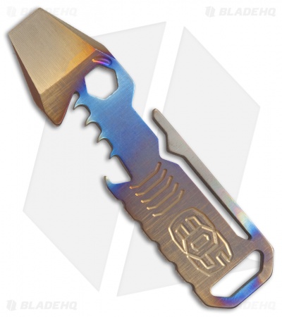 EOS Mini TiShark Pocket Tool Keychain Bottle Opener - Flame