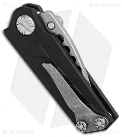 EOS Prawn Friction Folder Knife CF + Black Aluminum (2.1" Stonewash)