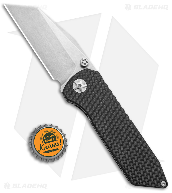 EOS Surgeon Frame Lock Knife | CF/Ti + Stonewash | Blade HQ