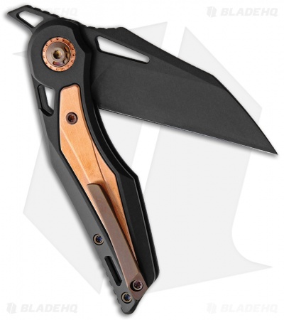 EOS Urchin Friction Knife Black DLC Ti/Copper - Blade HQ
