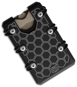 EOS Aluminum Wallet 3.0 Black Series HEX Pattern CF Inlay