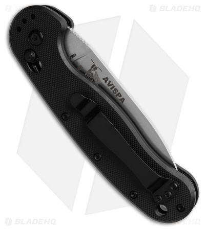 BRK Avispa Designed by ESEE Automatic Knife Black G-10 (3.5" SW M390)