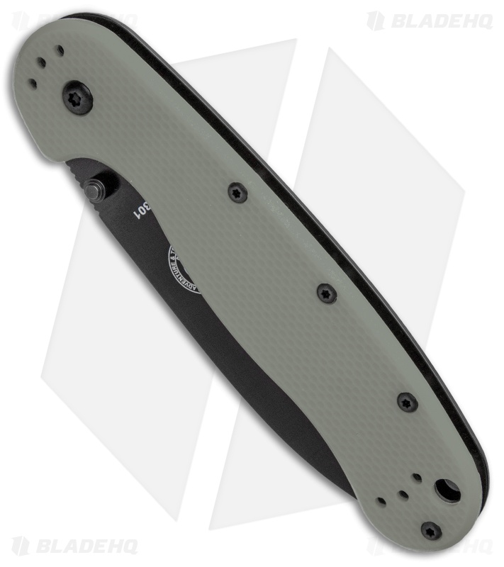 BRK Jeff Randall Avispa Frame Lock Knife Foliage Green (3.5" Black)
