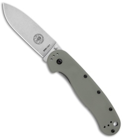 BRK Jeff Randall Avispa Frame Lock Knife Foliage Green (3.5" Stonewash)