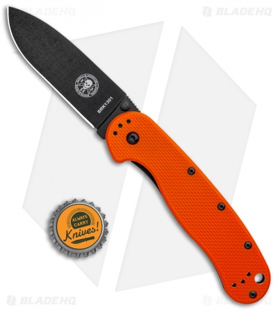 BRK Jeff Randall Avispa Knife Orange + Black - Blade HQ