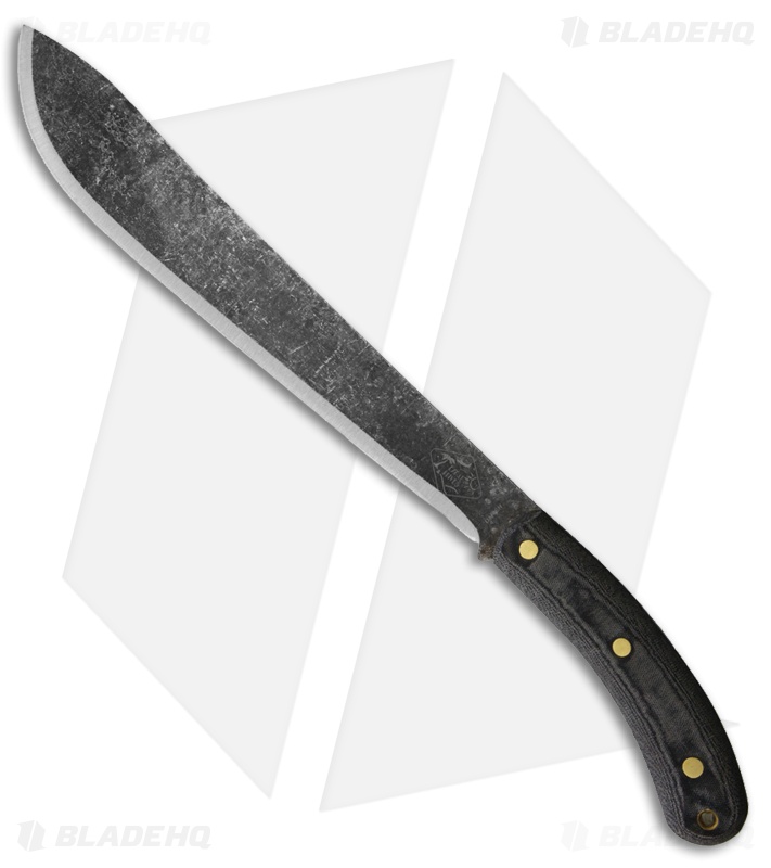 ESEE Darien Machete Knife Black Micarta (12.5" Gray 1075) - Blade HQ