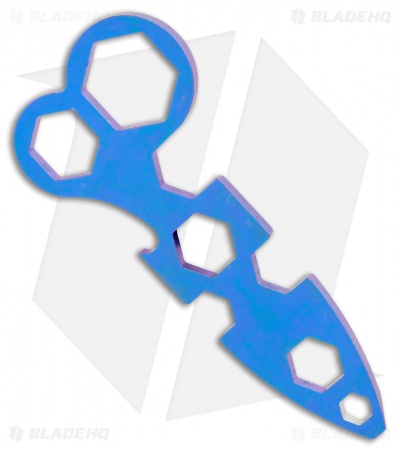  ESEE WRAT Wrench, Titanium, Blue Ano RT002-Ti