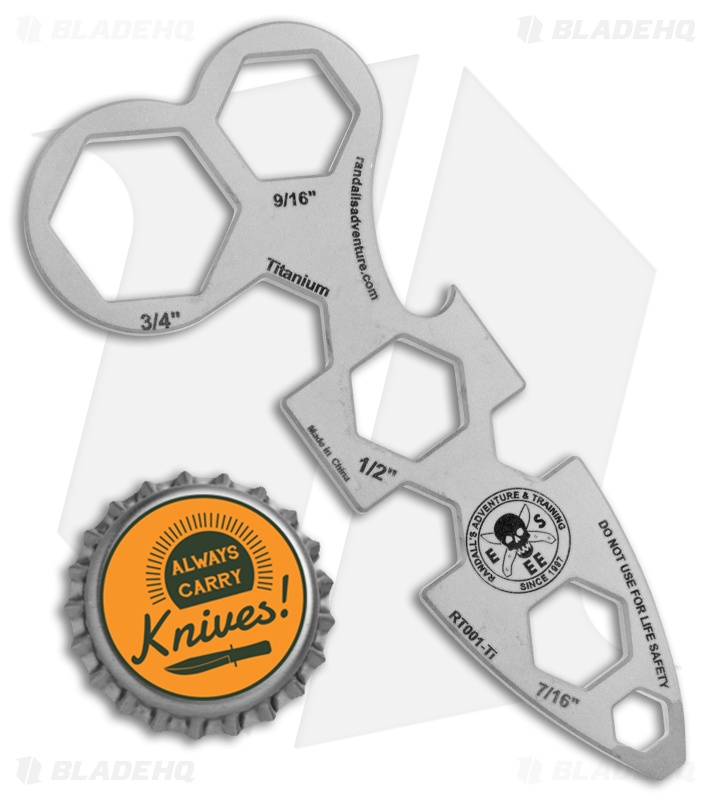 ESEE WRAT Wrench, Titanium, Tumbled Finish RT001-Ti