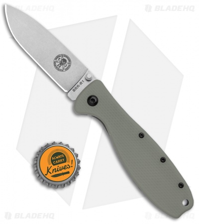ESEE Zancudo Frame Lock Knife Foliage Green (2.94" Stonewash)