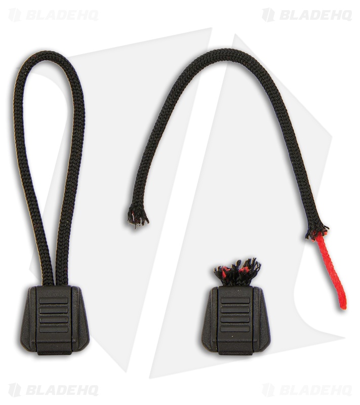 Exotac Tinderzip Zipper Pull Firestarter/Tinder - Black ET9000BLK