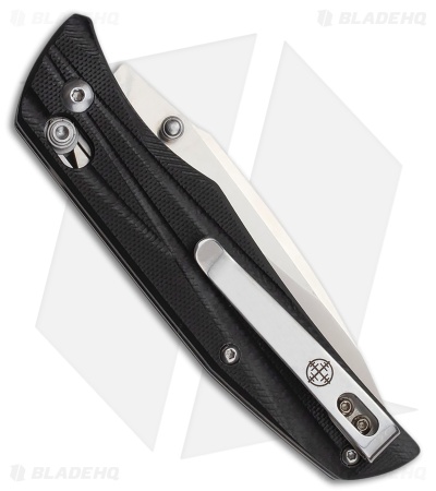 Elite Tactical Folder Rapid Lock Knife Black G-10 (3.5" Satin)