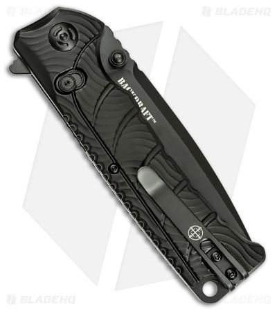 Elite Tactical Backdraft Rapid Lock Knife Black Rubber (3.5" Black)