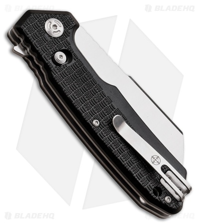 Elite Tactical Wretch Liner Lock Knife Black Aluminum (3.75" Satin)